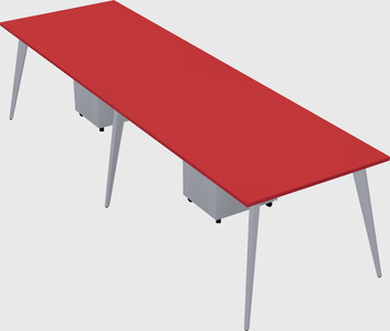 Modern rectangular office desk