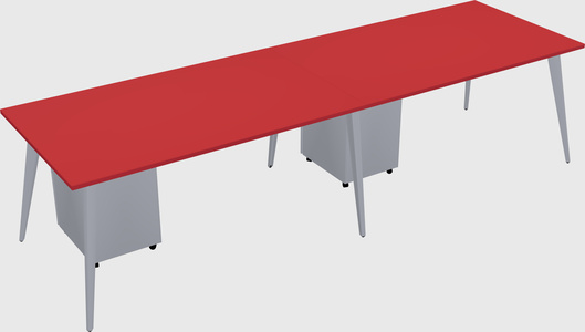 Modern rectangular office desk