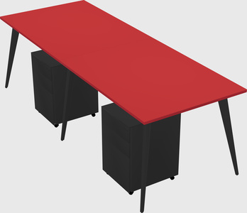 Modern rectangular office desk