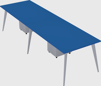 Modern rectangular office desk