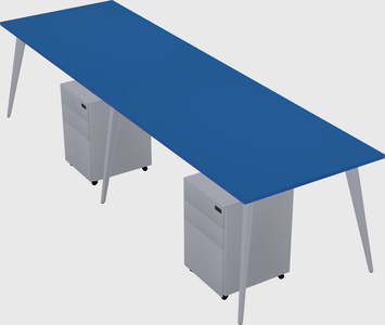 Modern rectangular office desk