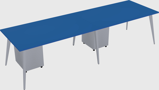 Modern rectangular office desk