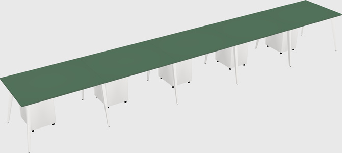 Modern rectangular office desk