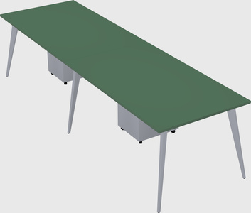 Modern rectangular office desk
