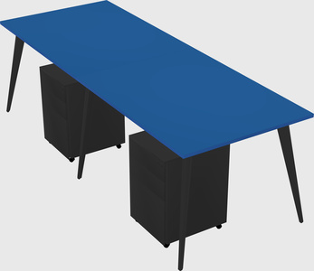 Modern rectangular office desk