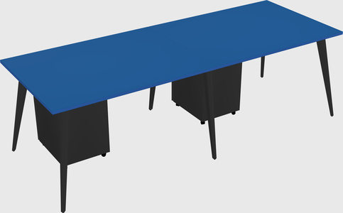Modern rectangular office desk