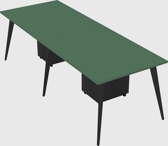 Modern rectangular office desk