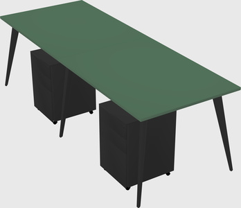 Modern rectangular office desk