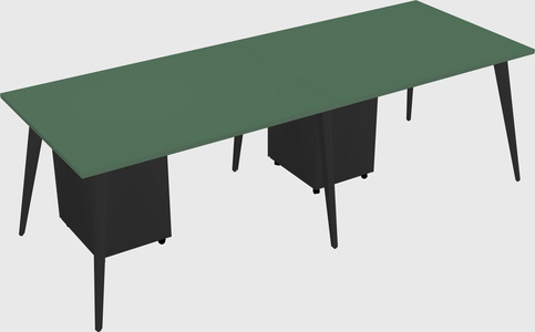 Modern rectangular office desk