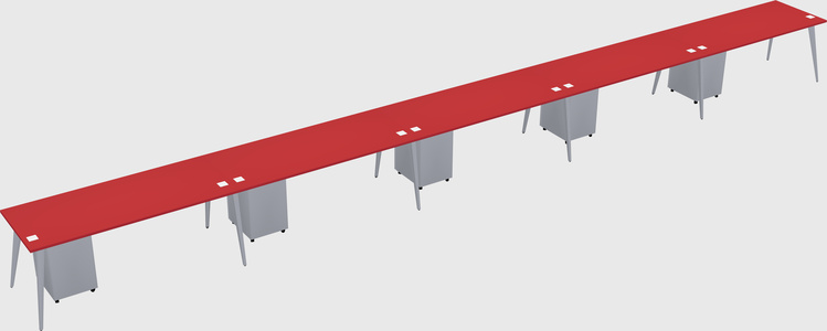 Modern rectangular office desk