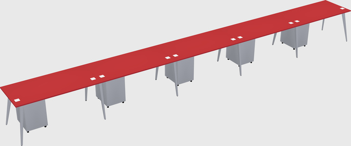 Modern rectangular office desk