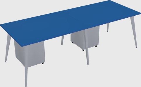 Modern rectangular office desk