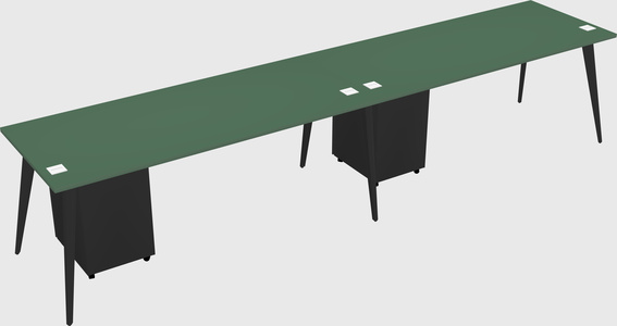 Modern rectangular office desk