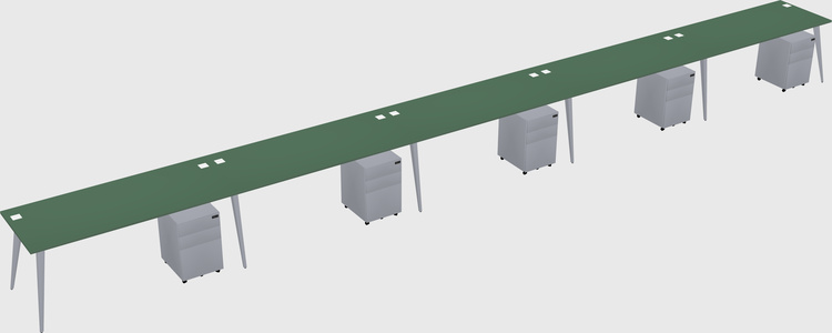 Modern Rectangular Office Desk