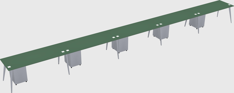Modern rectangular office desk