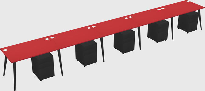Modern Rectangular Office Desk