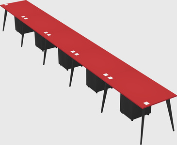 Modern rectangular office desk