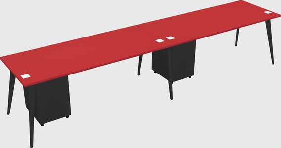 Modern rectangular office desk