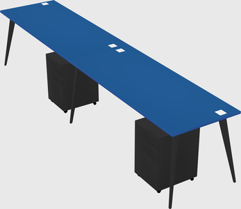 Modern rectangular office desk