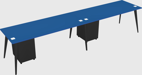 Modern rectangular office desk