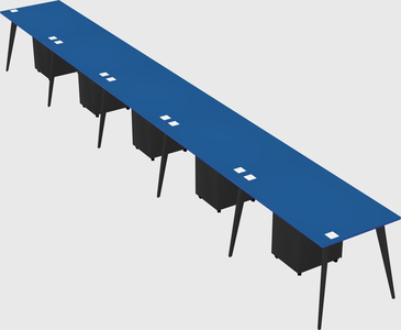 Modern rectangular office desk