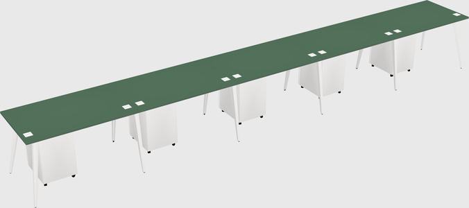Modern rectangular office desk