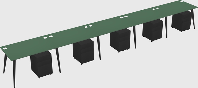 Modern Rectangular Office Desk