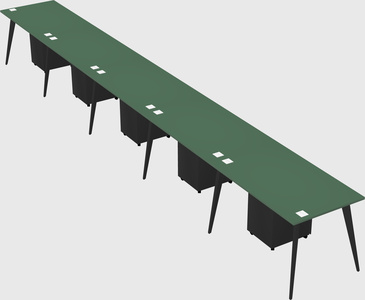 Modern rectangular office desk
