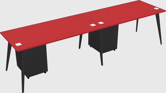 Modern rectangular office desk