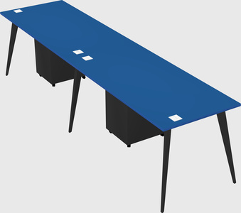 Modern rectangular office desk