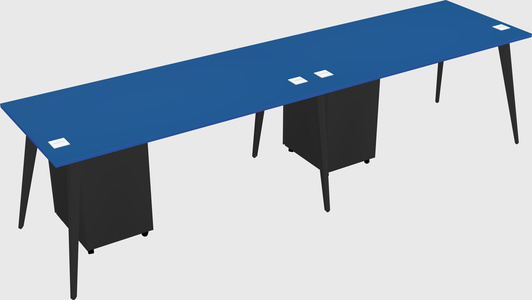Modern rectangular office desk