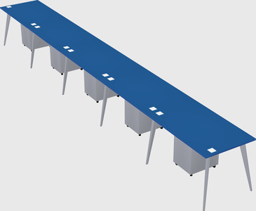 Modern rectangular office desk