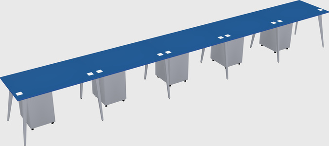 Modern rectangular office desk