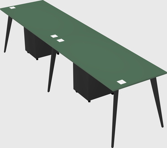 Modern rectangular office desk