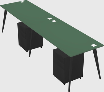 Modern rectangular office desk