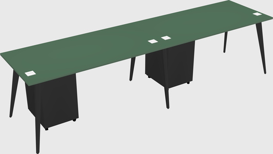 Modern rectangular office desk