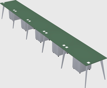 Modern rectangular office desk
