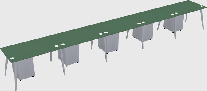 Modern rectangular office desk