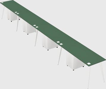 Modern rectangular office desk