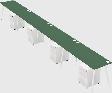 Modern rectangular office desk