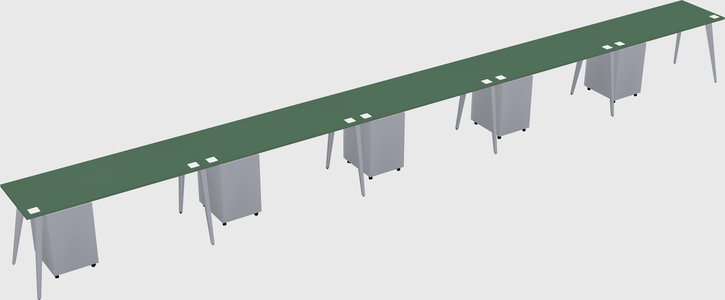 Modern rectangular office desk