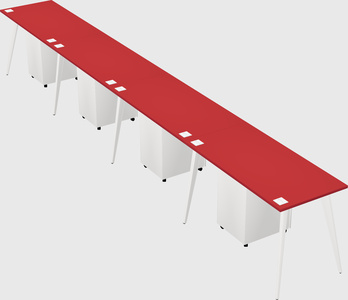 Modern rectangular office desk