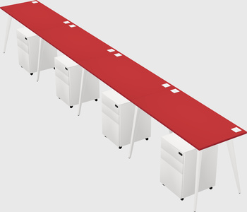 Modern rectangular office desk