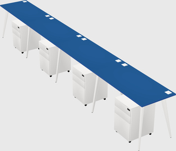 Modern rectangular office desk
