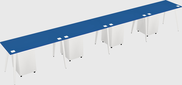 Modern rectangular office desk