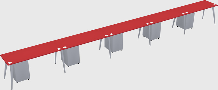 Modern rectangular office desk