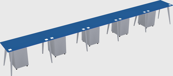 Modern rectangular office desk