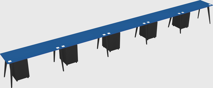 Modern rectangular office desk