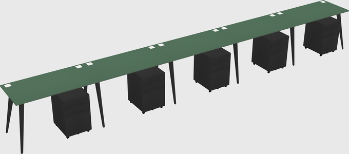 Modern Rectangular Office Desk