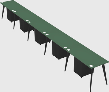 Modern rectangular office desk